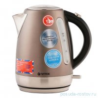 Чайник электрический 1,7 л стальной Vitek  / 344445