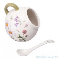 Солонка 170 мл с ложкой 9,5 х 10 см &quot;Flower story&quot; / 363895