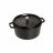 Кокот 24 см с крышкой чёрный 3,8 л &quot;STAUB&quot; / 258018