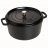Кокот 24 см с крышкой чёрный 3,8 л &quot;STAUB&quot; / 258018