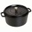 Кокот 24 см с крышкой чёрный 3,8 л &quot;STAUB&quot; / 258018