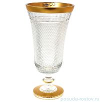 Ваза для цветов 38 см н/н &quot;Max Crystal /Фелиция /золото&quot; / 132697
