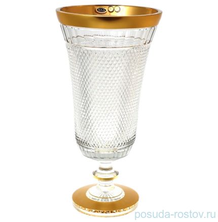 Ваза для цветов 38 см н/н &quot;Max Crystal /Фелиция /золото&quot; / 132697