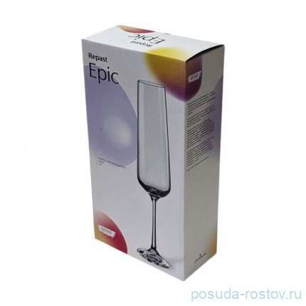 Бокалы для шампанского 200 мл 2 шт &quot;Epic /Без декора&quot; / 355232