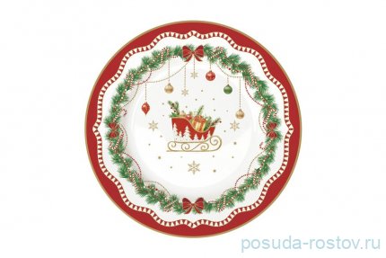 Набор тарелок 19 см 4 шт &quot;Magie de Noel /Микс&quot; (подарочная упаковка) / 362195