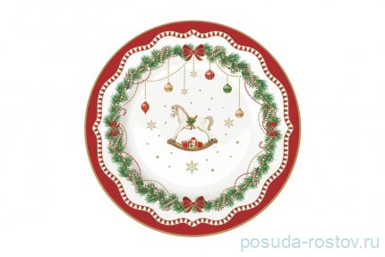 Набор тарелок 19 см 4 шт &quot;Magie de Noel /Микс&quot; (подарочная упаковка) / 362195