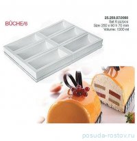Форма кондитерская 25 х 9 х 7 см  &quot;BUCHE/6&quot; / 316752