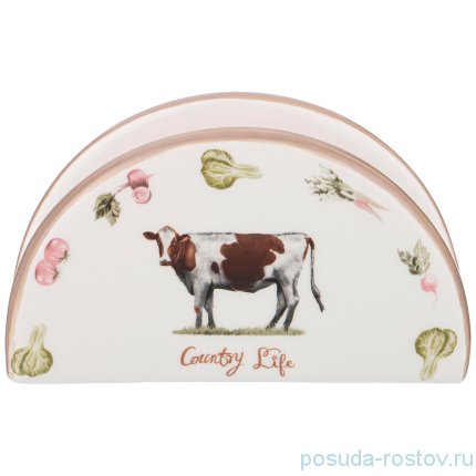 Салфетница 12,9 х 4,2 х 7,3 см &quot;country life&quot; / 220704