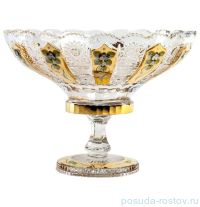 Ваза для фруктов 30,5 см н/н &quot;Хрусталь с золотом&quot; / 152652