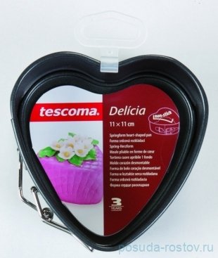 Форма для выпечки 11 x 11 см раскладная Сердце &quot;Tescoma /DELÍCIA&quot;  / 142525