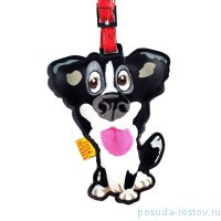 Кожаный брелок на сумку &quot;Border Collie&quot; / 143998
