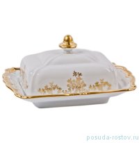 Масленка 250 г &quot;Кастэл /Золотой цветочный узор&quot; / 015449