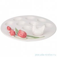 Блюдо для 9 яиц 25 х 6 см &quot;sunday&quot; / 339035