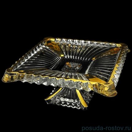 Блюдо 30,5 см н/н квадратное &quot;Prague /С золотом&quot; / 147800