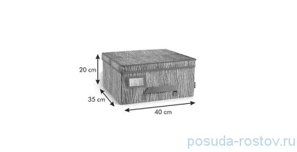 Коробка для одежды 40 х 35 х 20 см &quot;FANCY HOME&quot; / 220985