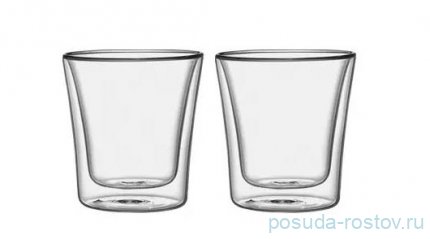 Стаканы для сока 250 мл 2 шт с двойными стенками &quot;myDRINK&quot; / 241881