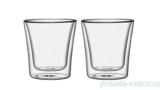 Стаканы для сока 250 мл 2 шт с двойными стенками "myDRINK" / 241881
