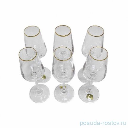 Рюмки 65 мл 6 шт &quot;Сандра /Отводка золото /20746&quot; / 332462