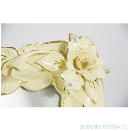 Фоторамка-Зеркало керамика &quot;Lanzarin Ceramiche /Цветы&quot; / 078200