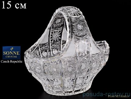 Корзинка 15 см &quot;S.Crystal /Хрусталь резной&quot; / 061964