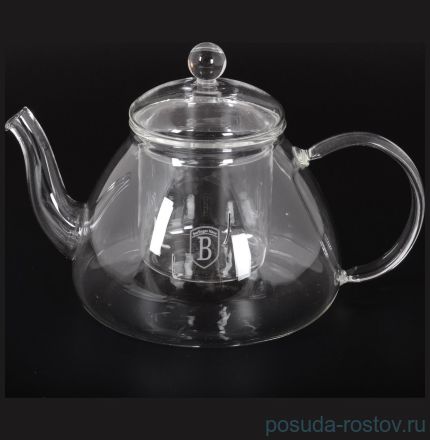 Заварочный чайник 1 л стеклянный со стеклянным ситечком &quot;Unique Items /Без декора&quot; / 123737