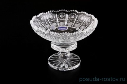 Вазочка 13 см н/н &quot;Хрусталь резной&quot; / 028459