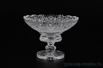 Вазочка 13 см н/н &quot;Хрусталь резной&quot; / 028459