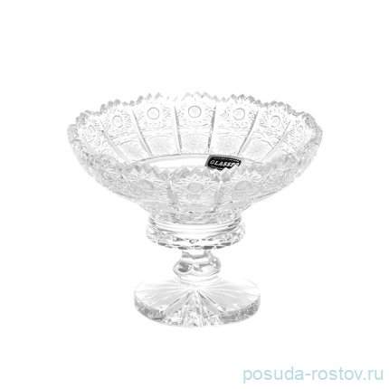Вазочка 13 см н/н &quot;Хрусталь резной&quot; / 028459