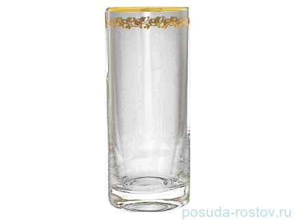 Стаканы для воды 300 мл 6 шт &quot;Гольф /Золотая веточка&quot; / 018106