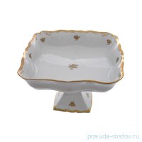 Блюдо 23 см квадратное н/н &quot;Корона /Золотая роза&quot; / 286696