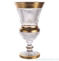 Ваза для цветов 36 см н/н &quot;Фелиция /Матовая полоса /золото&quot; / 159643