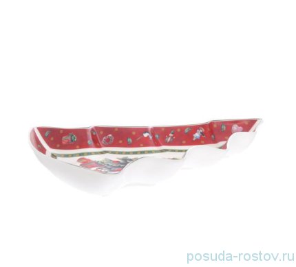 Блюдо 20 см Ёлочка &quot;Christmas world /Bordo&quot; / 273689