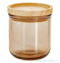 Банка для сыпучих продуктов 350 мл коричневая &quot;Jars&quot; / 365268