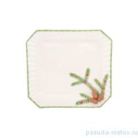 Поднос 39 х 36 см квадратный &quot;Christmas world /Pinecone&quot; / 270988