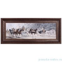 Картина 20 х 60 см /рамка венге с бронзой / 275083