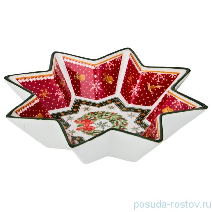 Салатник 17 см Звезда &quot;Christmas Collection /Венок&quot; / 192438