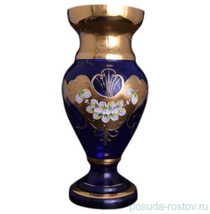 Ваза для цветов 35 см &quot;Лепка синяя&quot; S-A / 004790
