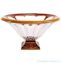Ваза для фруктов 33 см &quot;Панель /Красная&quot; / 057453
