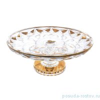 Тортница 32 см н/н &quot;Max Crystal /Золотые треугольники&quot; / 165884