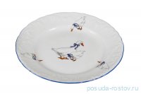Тарелка 17 см 1 шт &quot;Рококо /Гуси&quot; / 127638