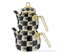 Набор чайников 2 предмета эмалированные (1 л, 2,1 л) &quot;ENAMEL COOKWARES&quot; / 295929