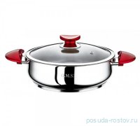 Сотейник 16 х 10 см крышка стеклянная 1,8 л &quot;SINGLE COOKWARE&quot; / 295962