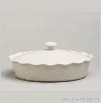 Форма для запекания 33 х 24 х 8/13 см с крышкой овальная 2 л &quot;Beige&quot;  / 377618