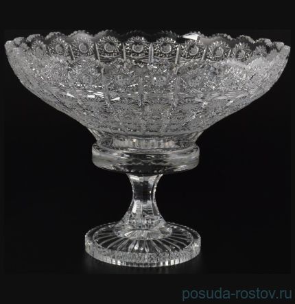 Ваза для фруктов 30 см н/н &quot;S.Crystal /Хрусталь резной&quot; / 092369