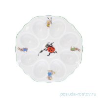 Блюдо для яиц 20 см &quot;Корона /Весна /Божья коровка&quot; 2 / 255585
