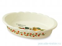 Блюдо для запекания 28 х 18 см овальное &quot;Artigianato ceramico /Груша&quot; / 149406