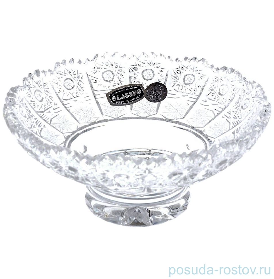Вазочка 13 см "Хрусталь резной" / 006598