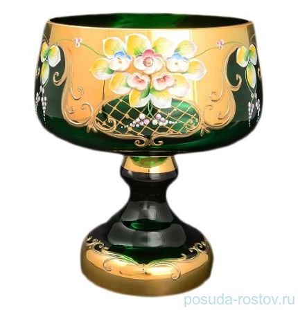 Ваза для конфет 18 см н/н &quot;Лепка зеленая /5999&quot; / 059849