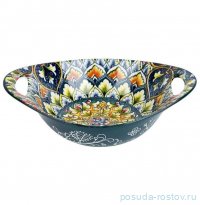 Салатник 22,5 см с ручками &quot;Arabesque зеленый&quot; / 348935