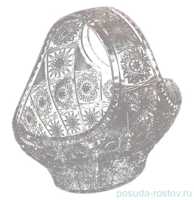 Корзинка 30 см "Glasspo /Хрусталь резной" / 006620